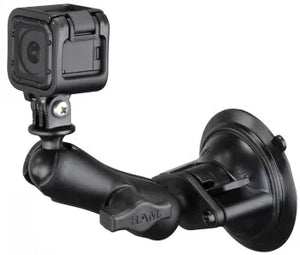 RAM MOUNTS GOPRO MOUNT + TWIST-LOCK IMUKUPPIKIINNIKE, B-KOKO KUULA