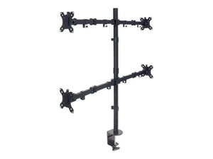 MH Monitor Mount supports 4 LCD Monitors