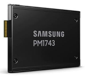 SSD|SAMSUNG|SSD series PM1743|7.68TB|PCIe Gen5|NVMe|NAND flash technology TLC|Write speed 6000 MBytes/sec|Read speed 7500 MBytes/sec|Form Factor 2,5"|MTBF 25000000 hours|MZWLO7T6HBLA-00A07