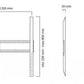 NEWSTAR FLAT SCREEN WALL MOUNT - IDEAL FOR LARGE FORMAT DISPLAYS (FIXED) - 150 KG 60-100" BLACK