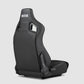 Next Level Racing | ERS4 Elite PU Leather & Suede Edition | Reclining Seat | PU Leather and Suede | Black