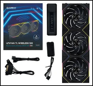 CASE FAN 120MM WRL 3PCS/G99.12RTL1W3B.00 LIAN LI