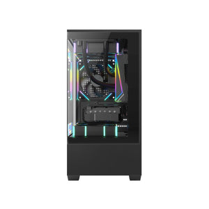 Case|GOLDEN TIGER|Raider SL-2|MiniTower|Case product features Transparent panel|Not included|Colour Black|RAIDERSL-2