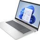 HP Laptop 17-cp2010ny - Ryzen 3 7320U, 8GB, 512GB SSD, 17.3" FHD 250-nit AG, 720p cam, FPR, US backlit keyboard, 41Wh, Natural Silver, Win 11 Home, 1 years