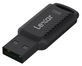 Lexar | USB Flash Drive | JumpDrive V400 | 64 GB | USB 3.0 | Black