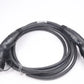 Evaka EV Charging Cable Type 2-Type 2, 22 kW, 32 A, 5 x 6 mm2, 1 x 0.5 mm2, 5 m | ITGAM3871 | Black