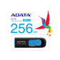 ADATA | USB Flash Drive | UV128 | 256 GB | USB Type-A | Black/Blue