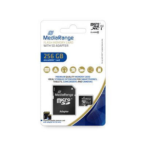 MEMORY MICRO SDXC 256GB UHS-1/W/ADAPTER MR946 MEDIARANGE