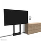 NEOMOUNTS BY NEWSTAR MOTORISED WALL STAND INCL. STORAGE BOX, 10 CM. WHEELS VESA 100X100 UP TO 800X600 BLACK