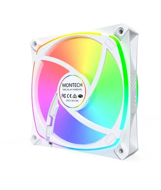 CASE FAN 120MM/AX120 PRO WHITE 3 IN 1 MONTECH