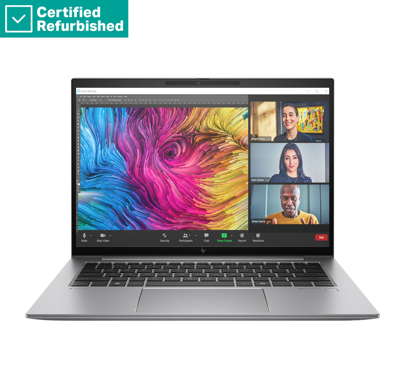RENEW SILVER HP ZBook Firefly 14 G11 - Ultra 7-155H, 32GB, 1TB SSD, Quadro RTX A500 4GB, 14 WUXGA 400-nit AG, 5MP IR cam, Smartcard, FPR, Nordic backlit keyboard, 56Wh, Win 11 Pro, 1 years