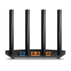 Wireless Router|TP-LINK|Wireless Router|1500 Mbps|Wi-Fi 6|1 WAN|3x10/100/1000M|Number of antennas 4|ARCHERAX17