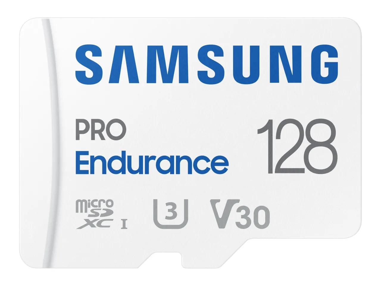 Samsung | PRO Endurance | MB-MJ128KA/EU | 128 GB | MicroSD Memory Card | Flash memory class U3, V30, Class 10 | SD adapter