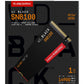 SSD|SANDISK|2400xTBW rating|NVMe Yes|PCI Express 5.0|M.2|1000 GB|POWERED BY SANDISK|Black SN8100|WDS100T1X0M