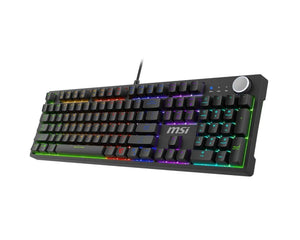 KEYBOARD GAMING BLACK US/FORGE GK310 RED MSI