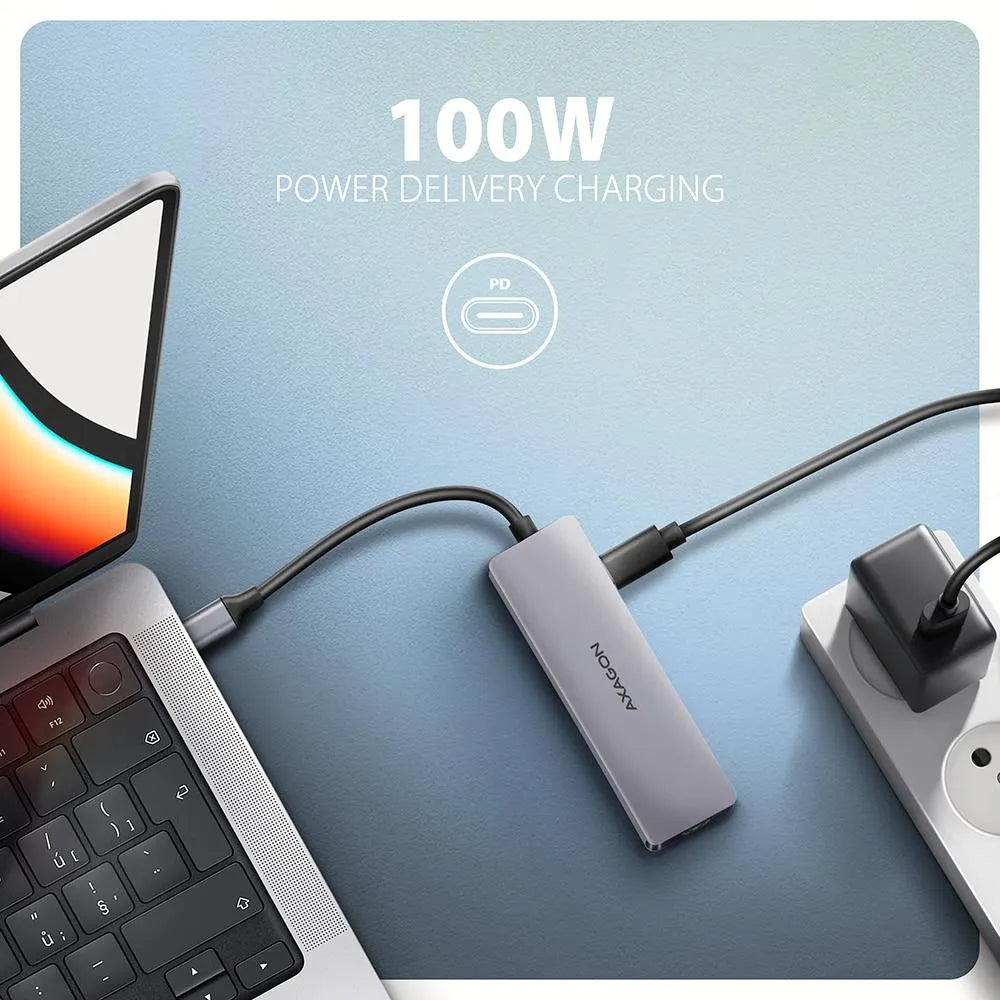 I/O HUB USB-C 5IN1/0.15M HMC-5H60 AXAGON