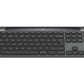 Logitech Signature Slim Solar+ K980 Wireless Keyboard, RF Wireless+Bluetooth, US Int, Graphite
