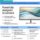RENEW SILVER HP 524pu Series 5 Pro WUXGA Charging Monitor - 23.8" 1920x1080 FHD 350-nit 100Hz AG, IPS, USB-C(100W/15W)/HDMI/DisplayPort Daisy-Chain, 3x USB-A, RJ-45 LAN, height adjustable/tilt/swivel/pivot, 1 years (replaces E24u G5)