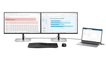 HP 524pu Series 5 Pro FHD Charging Monitor - OPENBOX - 23.8" 1920x1080 FHD 350-nit 100Hz AG, IPS, USB-C(100W/15W)/HDMI/DisplayPort Daisy-Chain, 3x USB-A, RJ-45 LAN, height adjustable/tilt/swivel/pivot, 3 years (replaces E24u G5)