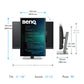 24.1W LED MONITOR RD240Q DARK GREY