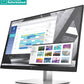 RENEW SILVER HP E27q G4 QHD Monitor - 27" 2560x1440 QHD 250-nit 60Hz AG, IPS, HDMI/VGA/DisplayPort, 4x USB-A, height adjustable/tilt/swivel/pivot, 1 years