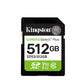 Kingston Canvas Select Plus | 512 GB | SD | Flash memory class Class 10, UHS-I, U1/U3, Video Class 10/30