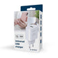 CHARGER USB UNIVERSAL 2.4A/WHITE TA-UC-1A12-01 GEMBIRD