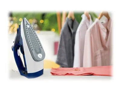 TEFAL | FV2838E0 | Steam Iron | 2400 W | Water tank capacity 270 ml | Continuous steam 40 g/min | Blue/White