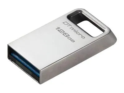 Kingston | USB 3.2 Flash Drive | DataTraveler micro | 128 GB | USB Type-A | Silver