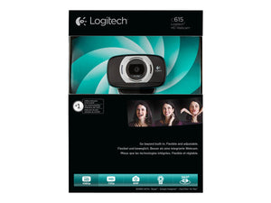 LOGI C615 HD Webcam USB black