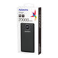 ADATA P20000QCD PowerBank 20000mAh Black