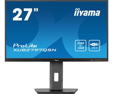 LCD Monitor|IIYAMA|27"|Business|Panel IPS|2560x1440|16:9|100Hz|Matte|1 ms|Speakers|Swivel|Pivot|Height adjustable|Tilt|Colour Black|XUB2797QSN-B1