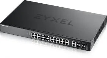 ZYXEL XGS2220-30, L3 ACCESS SWITCH, 24X1G RJ45 2X10MG RJ45, 4X10G SFP+ UPLINK, INCL. 1 YR NEBULAFLEX PRO (5Y WARRANTY)