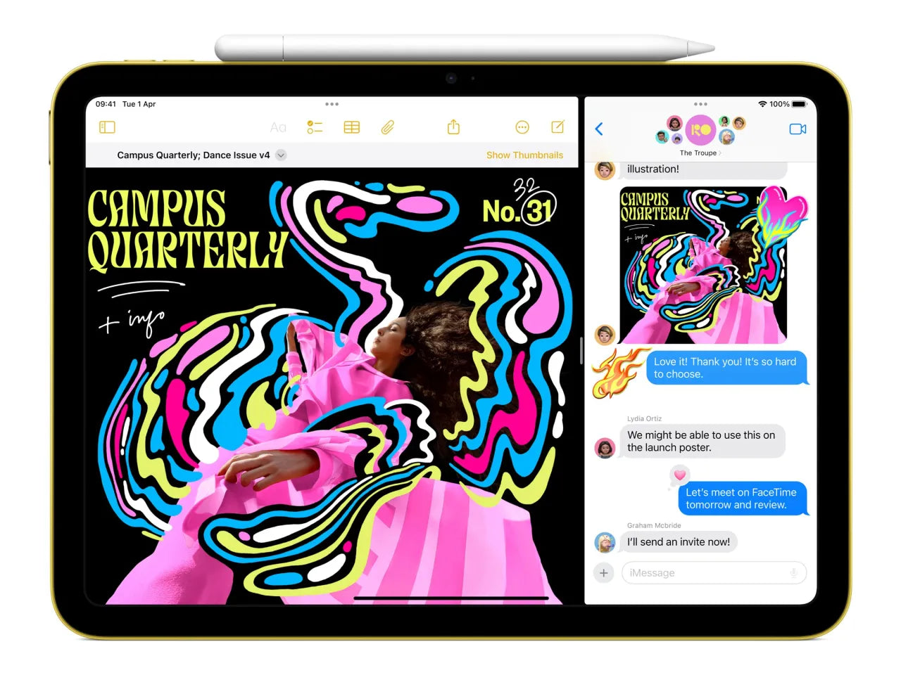 Apple | iPad Wi-Fi + Cellular | 11 " | Silver | IPS, Liquid Retina | 2360 x 1640 pixels | Apple A16 | 512 GB | 3G | 4G | 5G | Wi-Fi | Front camera | 12 MP | Rear camera | 12 MP | Bluetooth | 5.3 | iPadOS | USB-C charging cable