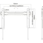 M VESA WALLMOUNT SUPER SLIM FIXED 600 MAX