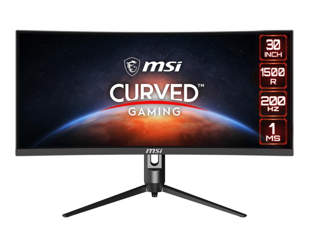 LCD Monitor|MSI|Optix MAG301CR2|29.5"|Gaming/Curved/21 : 9|Panel VA|2560x1080|21:9|200Hz|Matte|1 ms|Swivel|Pivot|Height adjustable|Tilt|Colour Black|OPTIXMAG301CR2