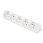 Lanberg Cable Power Strip, 5X French Outlets Quality-Grade Copper, 1.5 m | PS0-05E-0150-W
