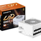 Power Supply|GIGABYTE|UD1000GM PG5 ICE|ATX 3.1|1000 Watts|Efficiency 80 PLUS GOLD|PFC Active|MTBF 100000 hours|GP-UD1000GMPG5ICE