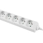 Lanberg Cable Power Strip, 5X French Outlets Quality-Grade Copper, 1.5 m | PS0-05E-0150-W