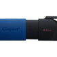 Kingston | USB 3.2 Flash Drive | DataTraveler Exodia M | 64 GB | USB Type-A | Black/Blue