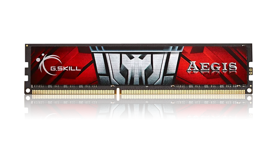 G.Skill | Aegis | 8 GB | DDR3 | 1600 MHz | PC/server | Registered No | ECC No