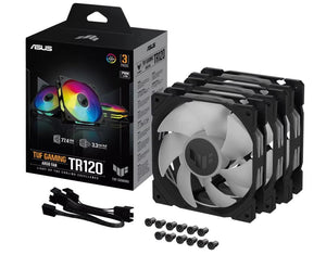 CASE FAN 120MM ARGB BLACK 3IN1/TUF GAMING TR120 ARGB ASUS