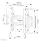 NEOMOUNTS SELECT SCREEN WALL MOUNT (FIXED, VESA 200X200)
