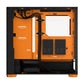 Fractal Design | Pop Air RGB | Side window | ATX, mATX, Mini ITX | ATX | Orange Core TG Clear Tint