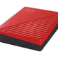 WD My Passport 4TB portable HDD Red