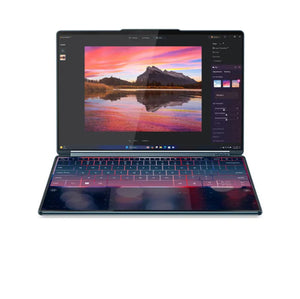 Lenovo Yoga Book 9 14IAH10 Intel | Tidal Teal | 2x14 " | OLED | Touchscreen | 2.8K WQXGA+ | 2880 x 1800 pixels | Intel Core Ultra 7 | 255H | 32 GB | Soldered LPDDR5X | Solid-state drive capacity 1000 GB | Intel Arc 140T GPU | Windows 11 Home | 802.11...