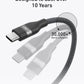 Anker USB-C to USB-C Cable Braided, 0.9m, 240W, Black | Anker USB-C Braided Cable, 0.9 m