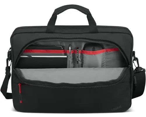 Lenovo | Essential | ThinkPad Essential 15.6" Topload (Sustainable & Eco-friendly, made with recycled PET: Total 7.5% Exterior: 24%) | Fits up to size 16 " | Topload | Shoulder strap | Black
