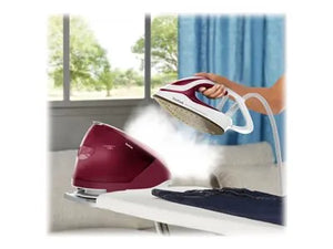 TEFAL | Ironing System Pro Express Protect | GV9220E0 | 2600 W | 1.8 L | Auto power off | Vertical steam function | Calc-clean function | Red