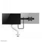 NEOMOUNTS SELECT DESK MOUNT, DOUBLE DISPLAY CROSSBAR (TOPFIX CLAMP &GROMMET) WHITE